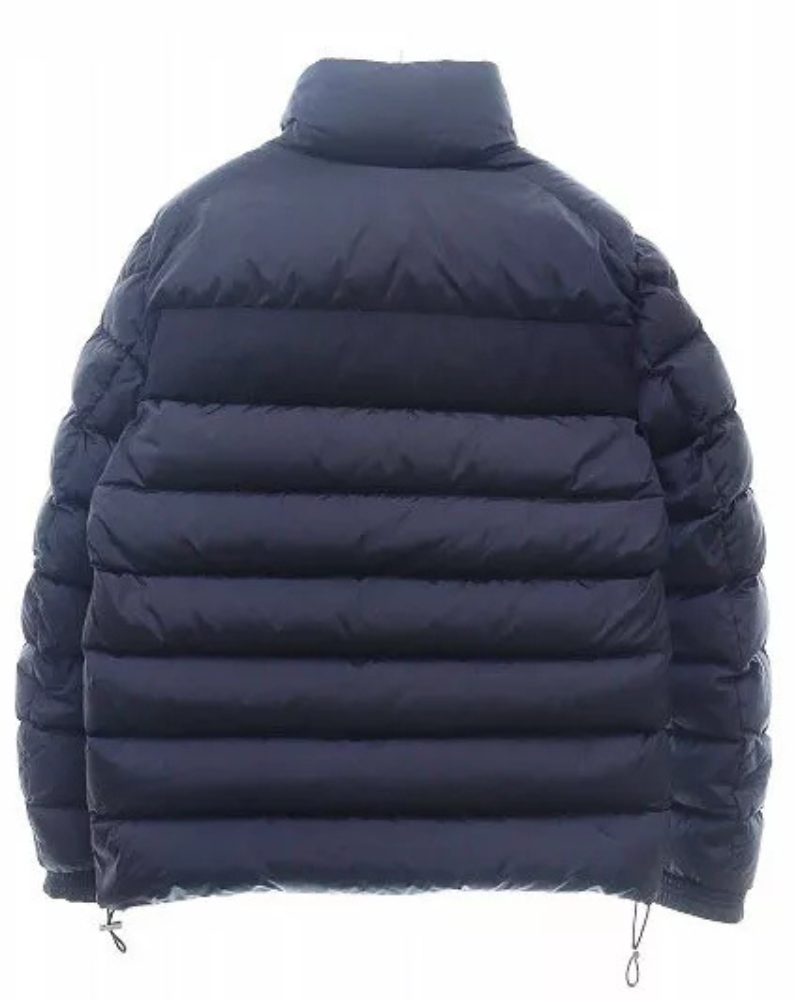 Moncler Breval B-3 Navy Wool Switching Down Jacket Clanton Jacket