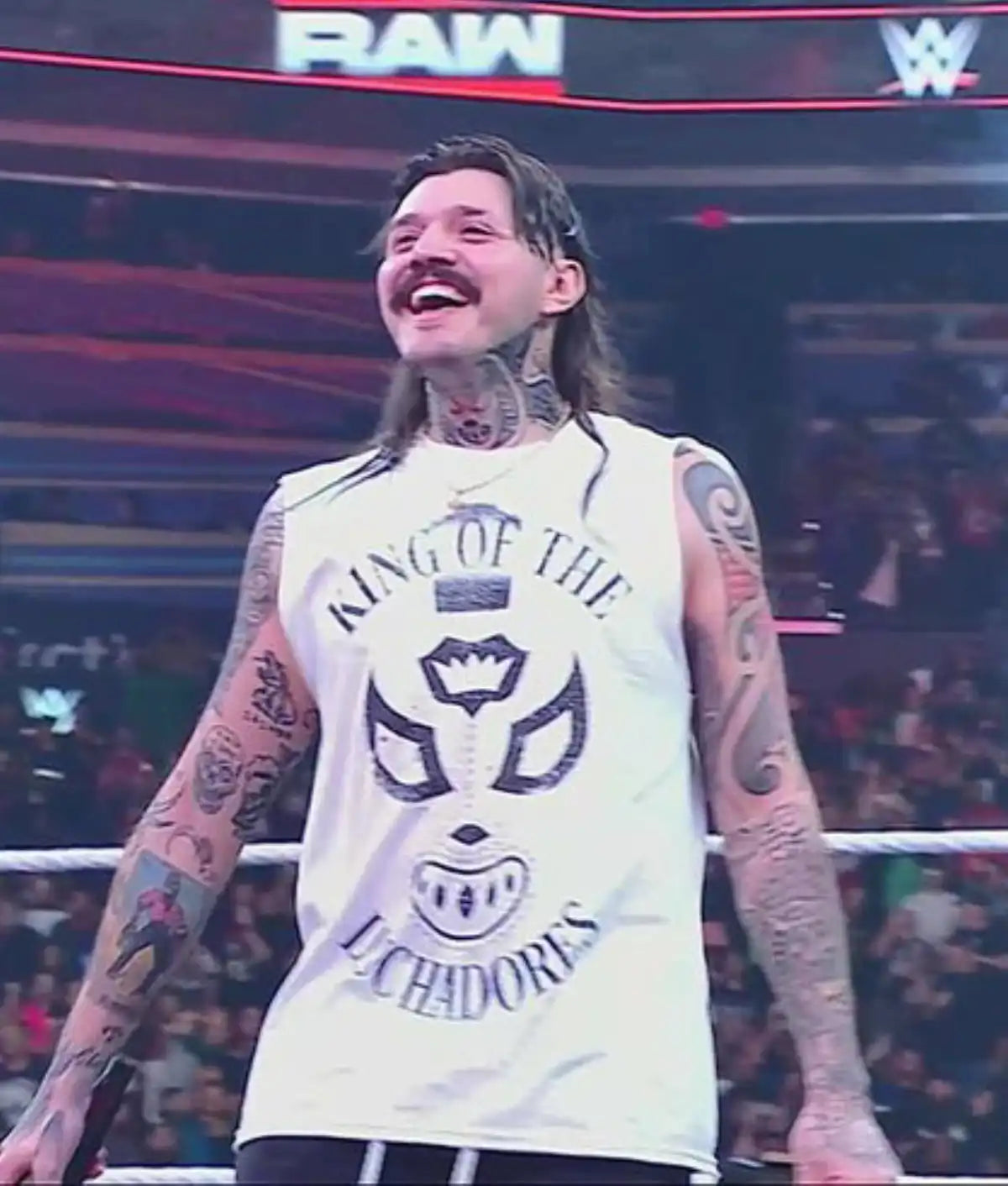 Monday Night RAW Dominik Mysterio White Sleeveless Tank Top
