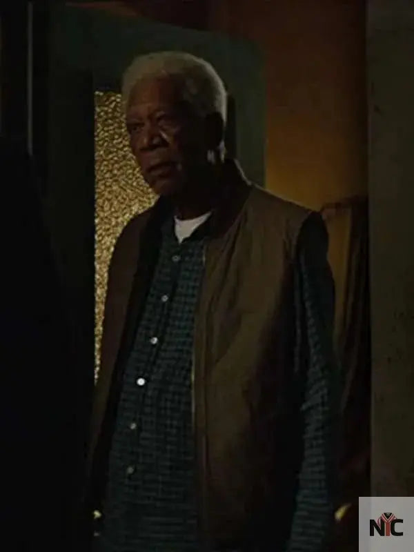 Morgan Freeman Hitman’s Wife’s Bodyguard Vest Clanton Jacket