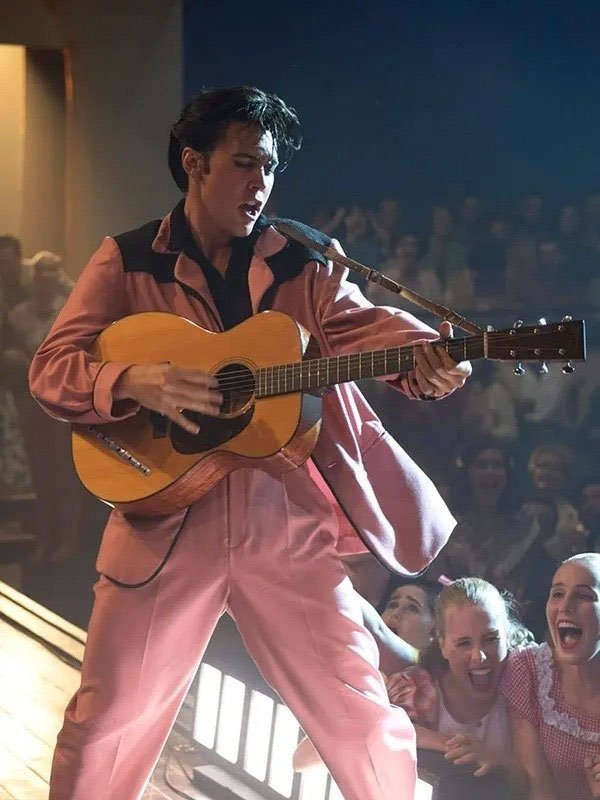 Movie Elvis Austin Butler Pink Suit - Clanton Jacket