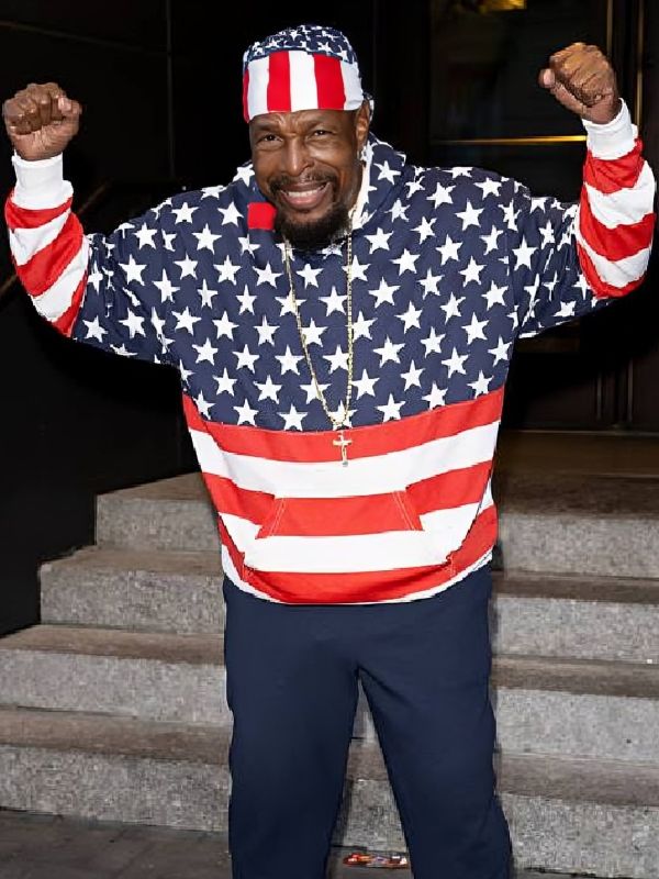 Mr. T Philadelphia FAN EXPO American Flag Print Hoodie WorthVee