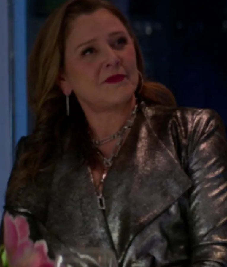 Murder In A Small Town S02 Camryn Manheim Metallic Wrap Jacket