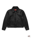 Mutimer Black Leather Jacket Clanton Jacket