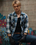 My Life With The Walter Boys Noah LaLonde Plaid Shirt USA Jackets