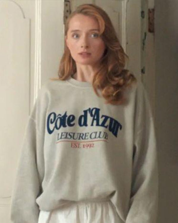 My Oxford Year 2025 Poppy Gilbert Crewneck Sweatshirt Clanton Jacket