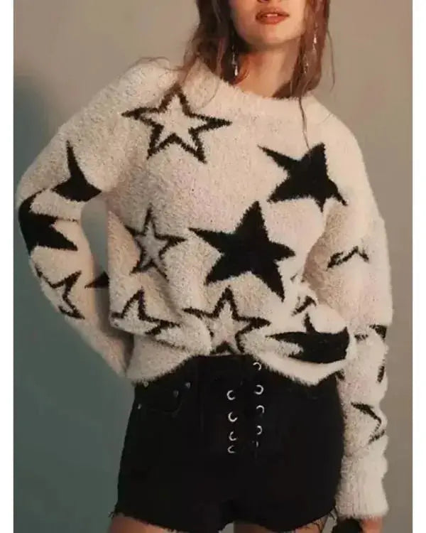 My Secret Santa 2025 Alexandra Breckenridge Star Sweater WorthVee