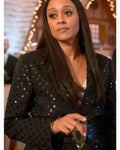 My Secret Santa 2025 Tia Mowry Sequin Dot Blazer WorthVee