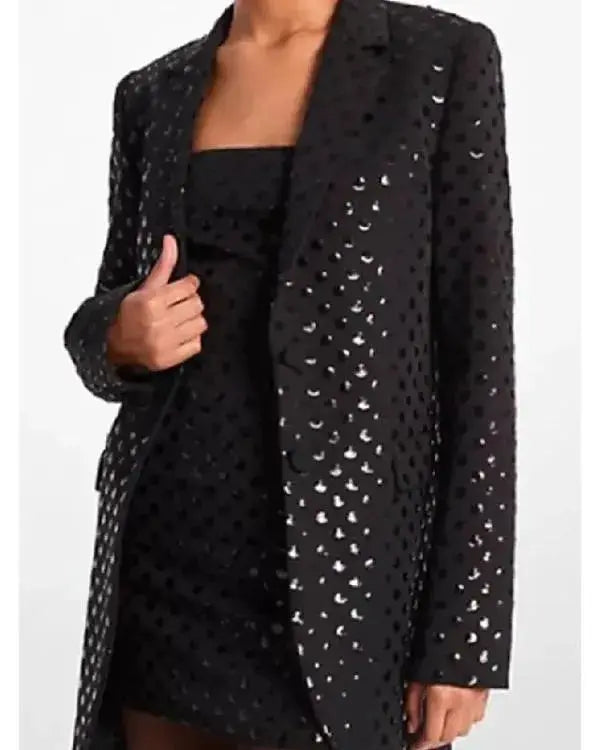 My Secret Santa 2025 Tia Mowry Sequin Dot Blazer WorthVee