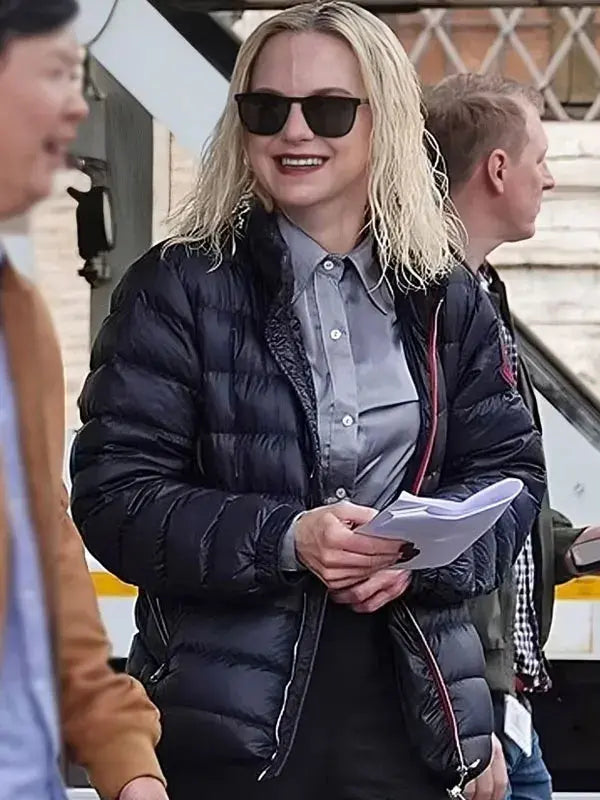My Spy The Eternal City 2024 Anna Faris Black Puffer Jacket WorthVee