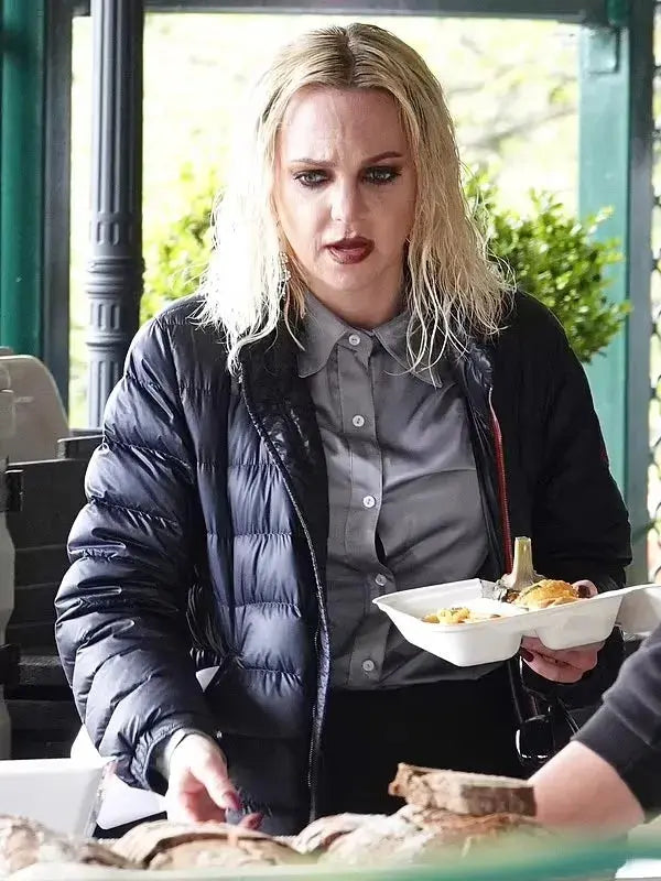 My Spy The Eternal City 2024 Anna Faris Black Puffer Jacket WorthVee