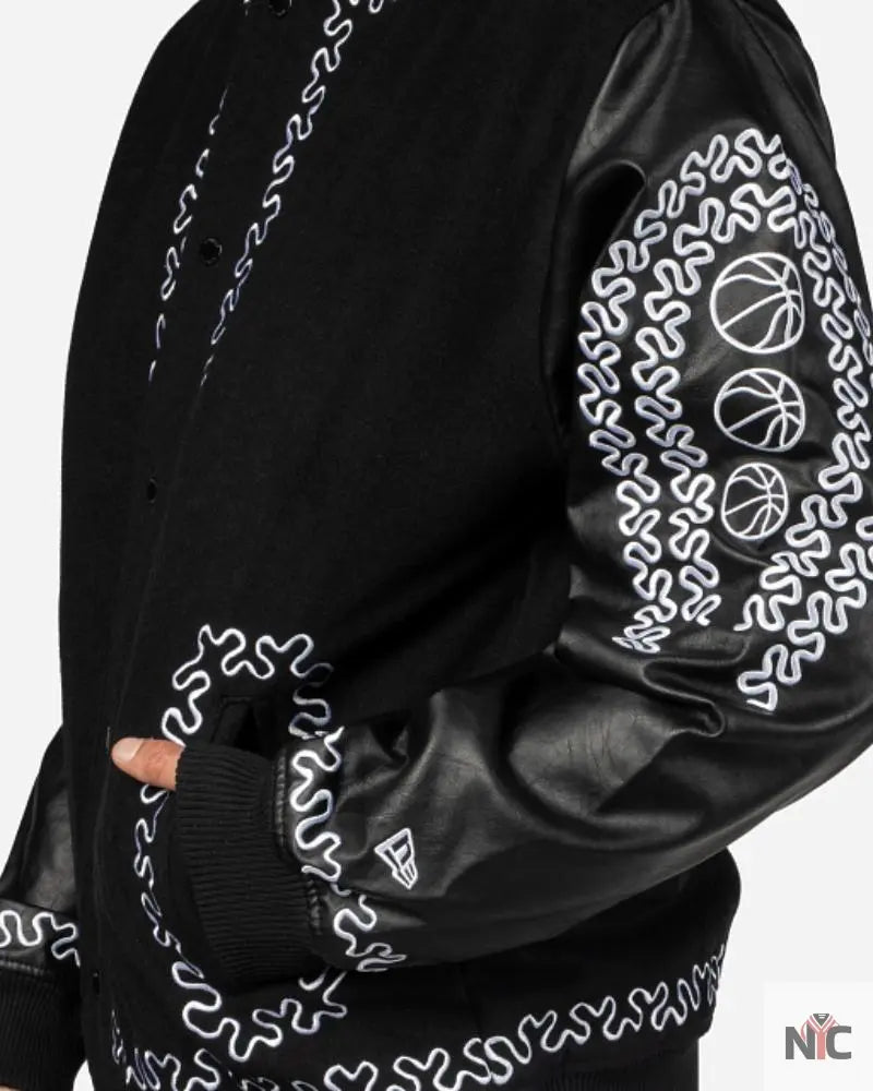 NBA Mexico City Game 2024 Varsity Jacket Clanton Jacket