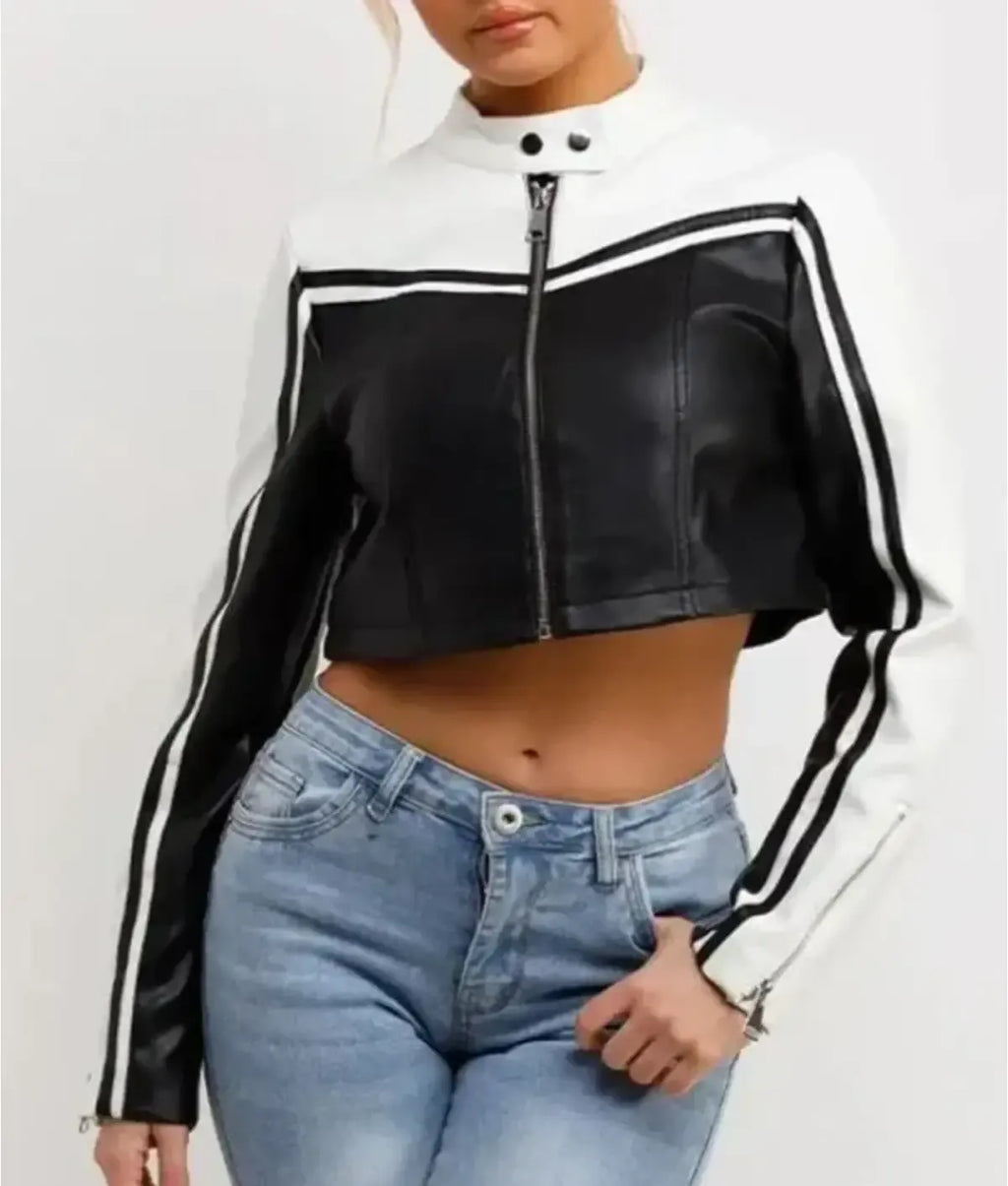 NBA All Star Jenna Bandy Leather Jacket