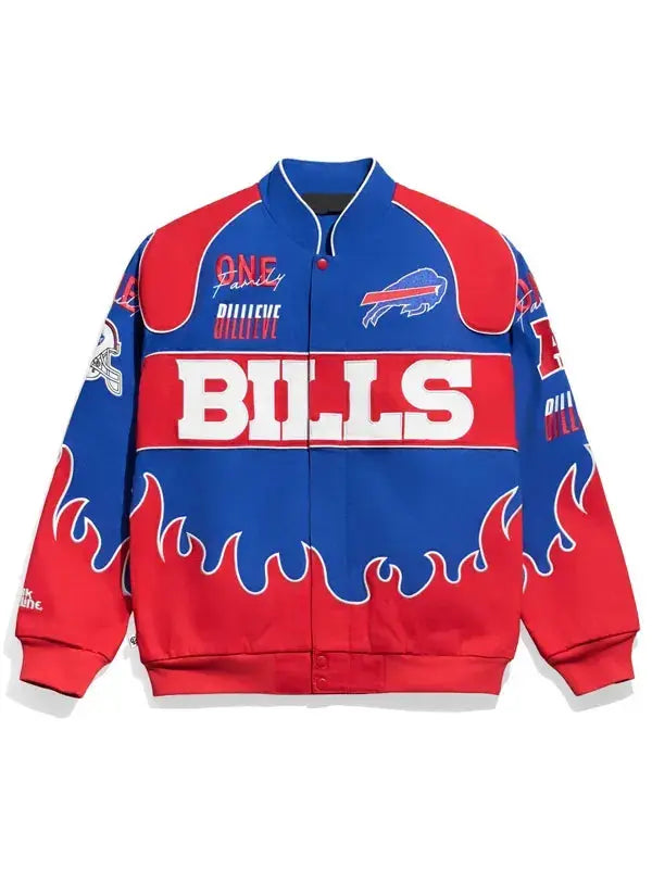 NFL Buffalo Bills Premium Cotton Racing Jacket WorthVee