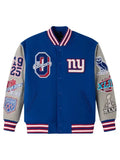 NFL New York Giants Blue Varsity Jacket WorthVee