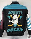 NHL Multi Mighty Ducks Bomber Jacket Clanton Jacket