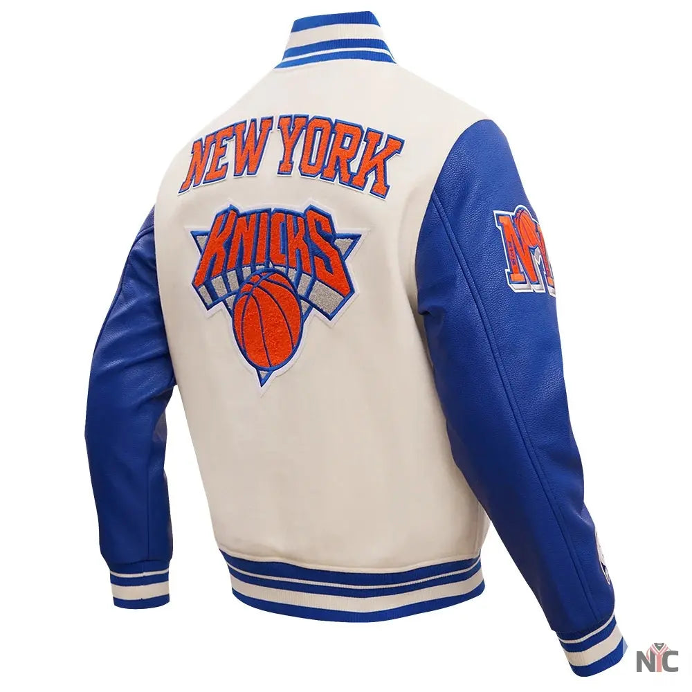 NY Knicks Retro Classic Varsity Jacket Clanton Jacket