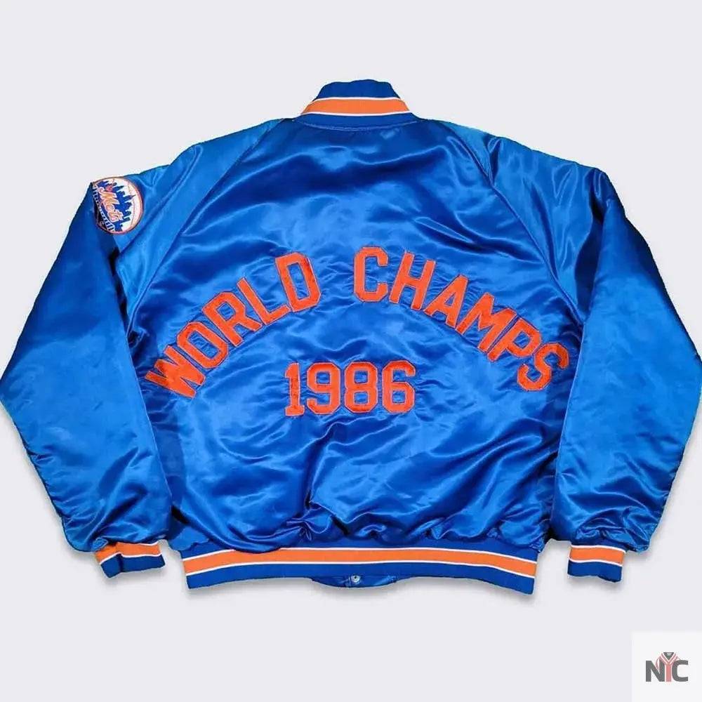 NY Mets 1986 World Champs Jacket Clanton Jacket