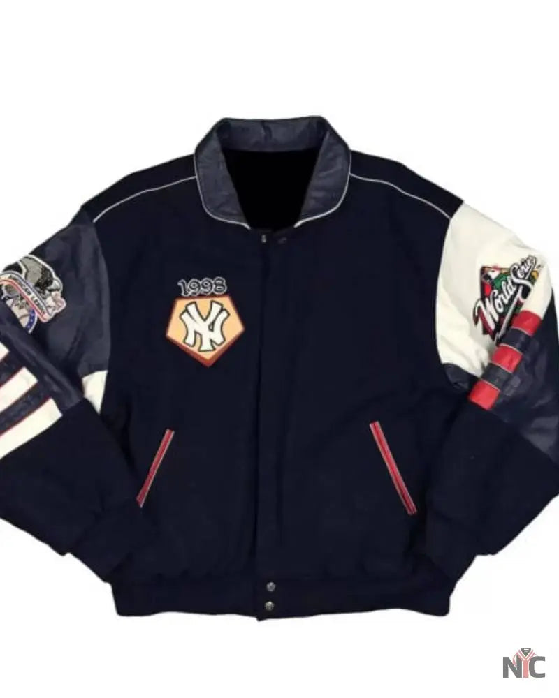 NY Yankees World Series 1998 Champions Jacket Clanton Jacket