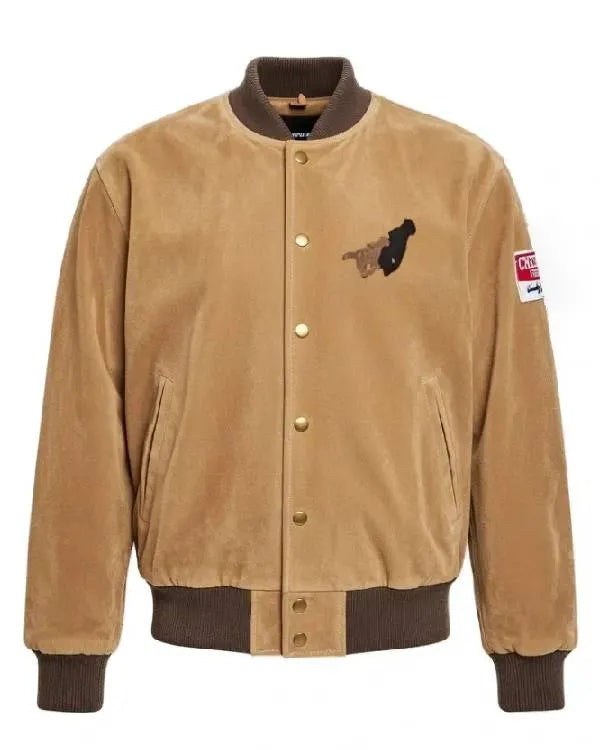 NYC 2026 Wyatt Russell Brown Jacket