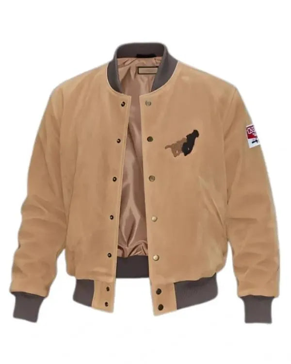 NYC 2026 Wyatt Russell Brown Jacket