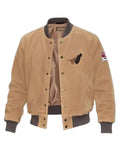 NYC 2026 Wyatt Russell Brown Jacket
