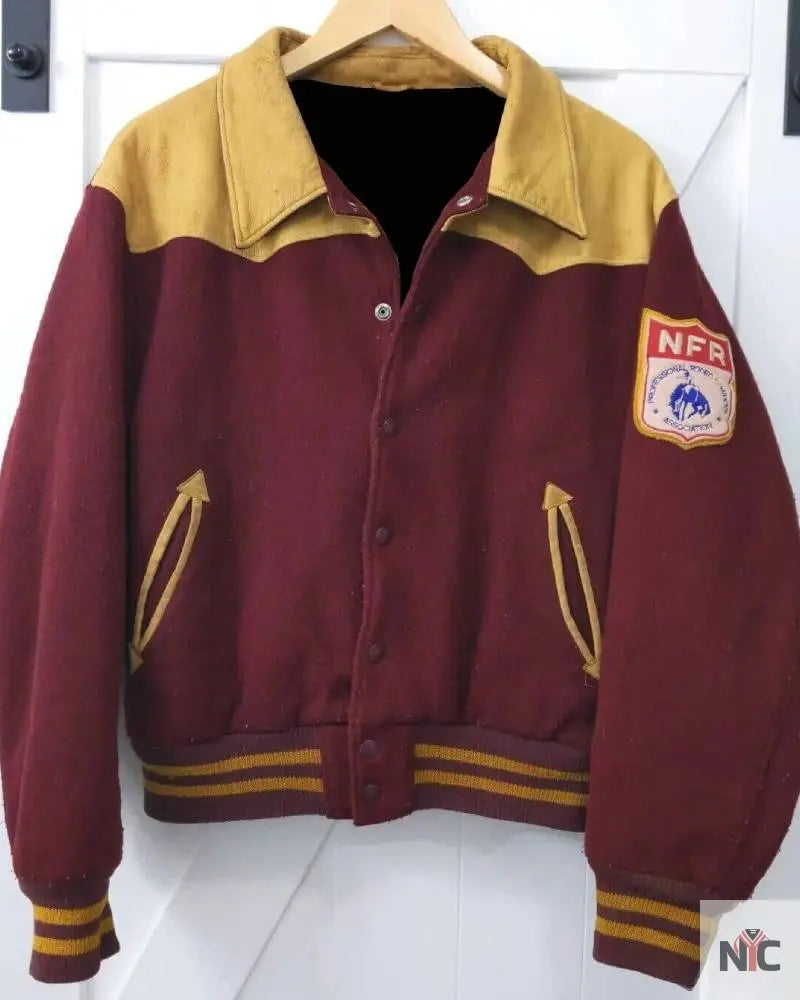 National Finals Rodeo 1992 Las Vegas Varsity Jacket Clanton Jacket