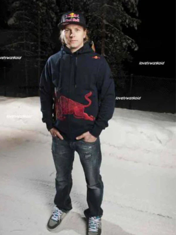 Navy Vintage Red Bull Big Logo Racing Hoodie WorthVee