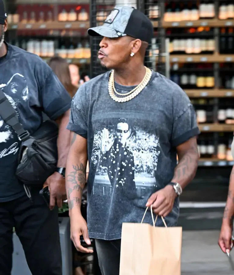 Ne-Yo Beverly Hills 2025 Graphics Print T-shirt USA Jackets