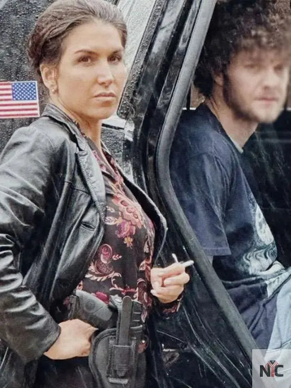 Neighborhood Watch Cecile Cubiló Leather Jacket Clanton Jacket