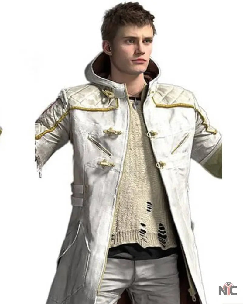 Nero DLC EX Devil May Cry 5 Leather Coat Clanton Jacket
