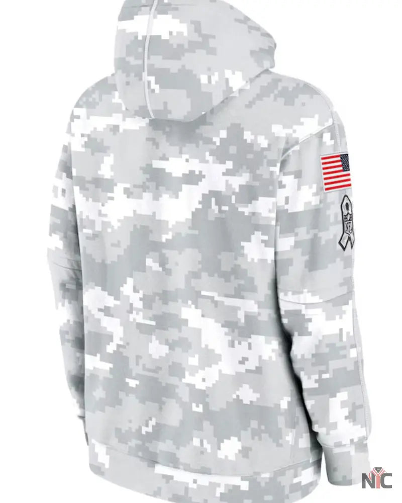 New England Patriots Salute To Service Camo 2024 Hoodie Clanton Jacket