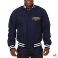 New Orleans Pelicans Navy Varsity Wool Jacket Clanton Jacket