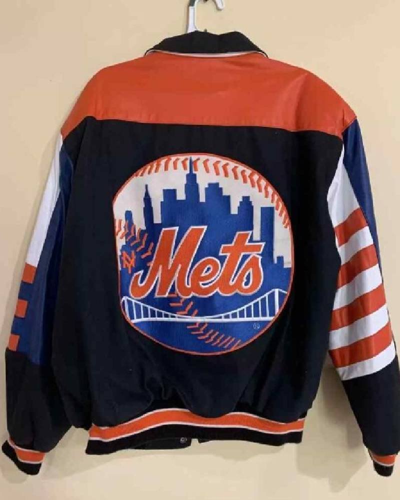 New York Mets Baseball MLB Jeff Hamilton Jacket Clanton Jacket