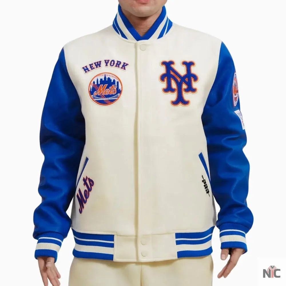 New York Mets Kate Upton Varsity Jacket Clanton Jacket