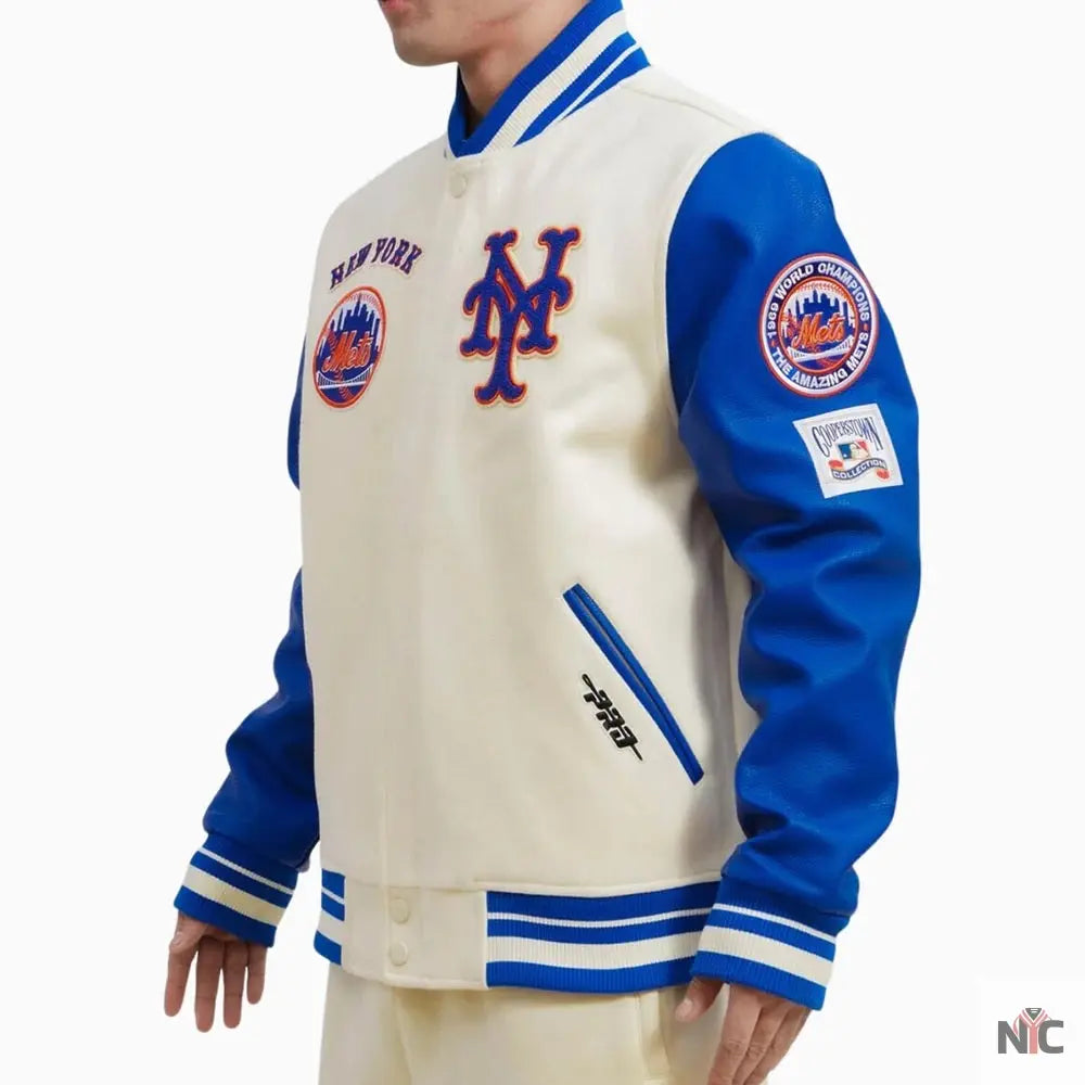 New York Mets Kate Upton Varsity Jacket Clanton Jacket