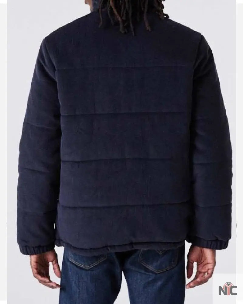 New York Yankees MLB Navy Puffer Jacket Clanton Jacket