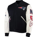 New England Patriots Classic Wool and Leather Varsity Jacket