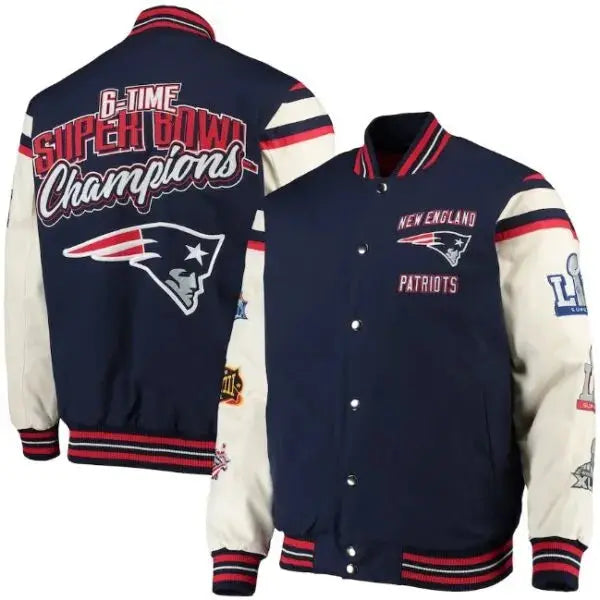 New England Patriots Super Bowl Championship Jacket WorthVee