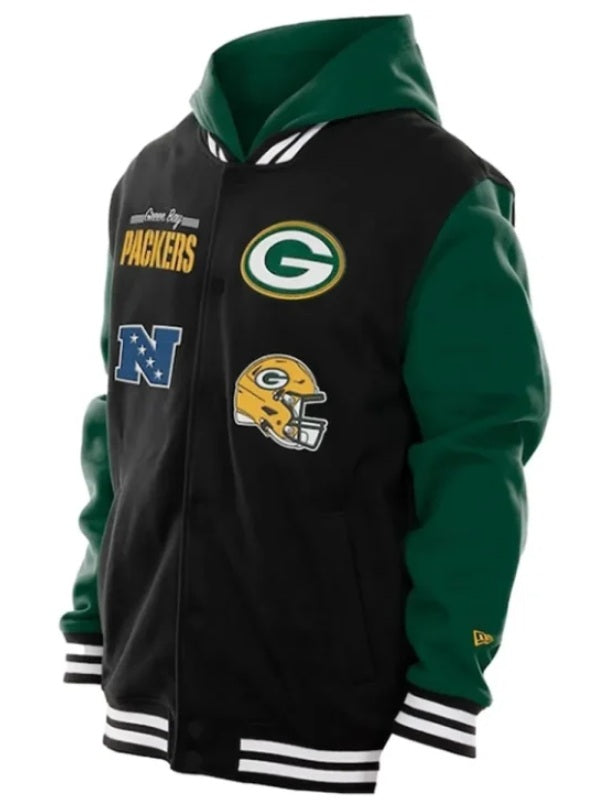 New Era Green Bay Packers Hoodie Jacket WorthVee