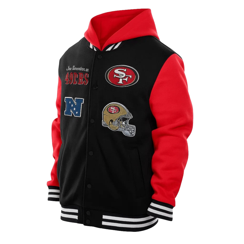 New Era San Francisco 49ers Hoodie Jacket WorthVee