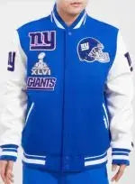 New York Giants Standard Letterman Jacket WorthVee