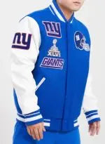 New York Giants Standard Letterman Jacket WorthVee