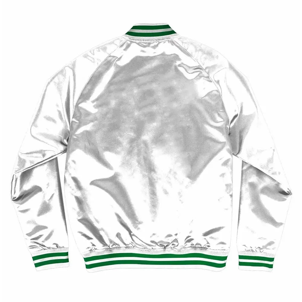 New York Jets White Satin Jacket