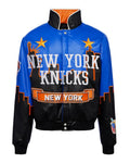 New York Knicks Skyline Vegan Leather Jacket