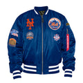 New York Mets New Era x Alpha Industries Reversible Full-Zip Bomber Jacket
