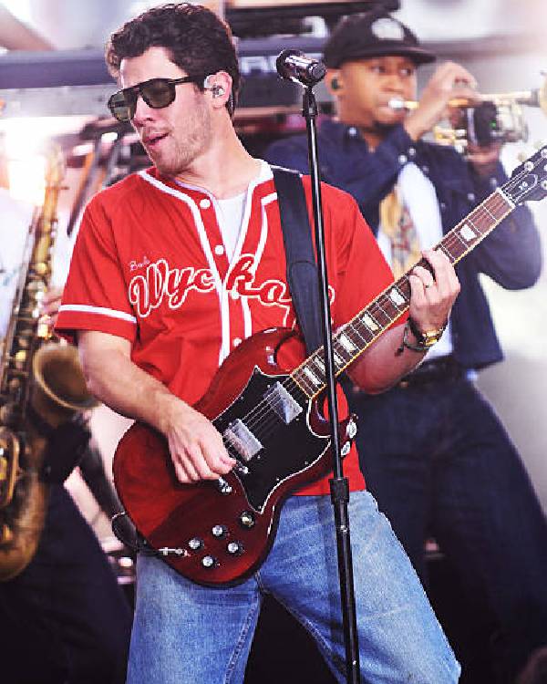 Nick Jonas of Jonas Brothers Performance NBC Today Jersey Clanton Jacket