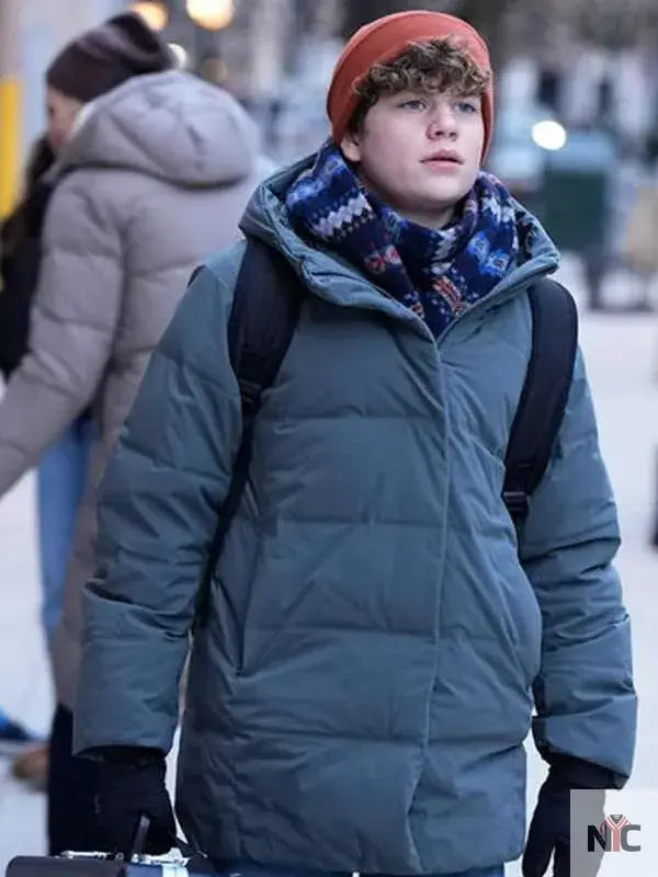 Noah Benson Law and Order SVU S26 Puffer Coat Clanton Jacket