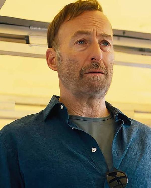 Nobody 2 Bob Odenkirk Blue Shirt Clanton Jacket