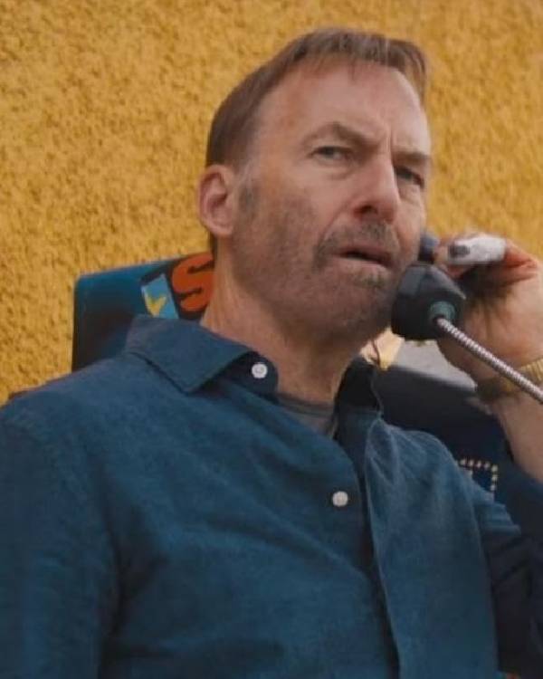 Nobody 2 Bob Odenkirk Blue Shirt Clanton Jacket