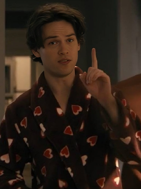 Not Suitable For Work S01 Jack Martin Heart Printed Robe WorthVee
